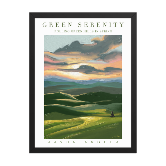 Green Serenity Fine Art Print