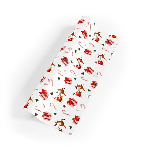 Christmas Gift Pattern Wrapping Paper Roll