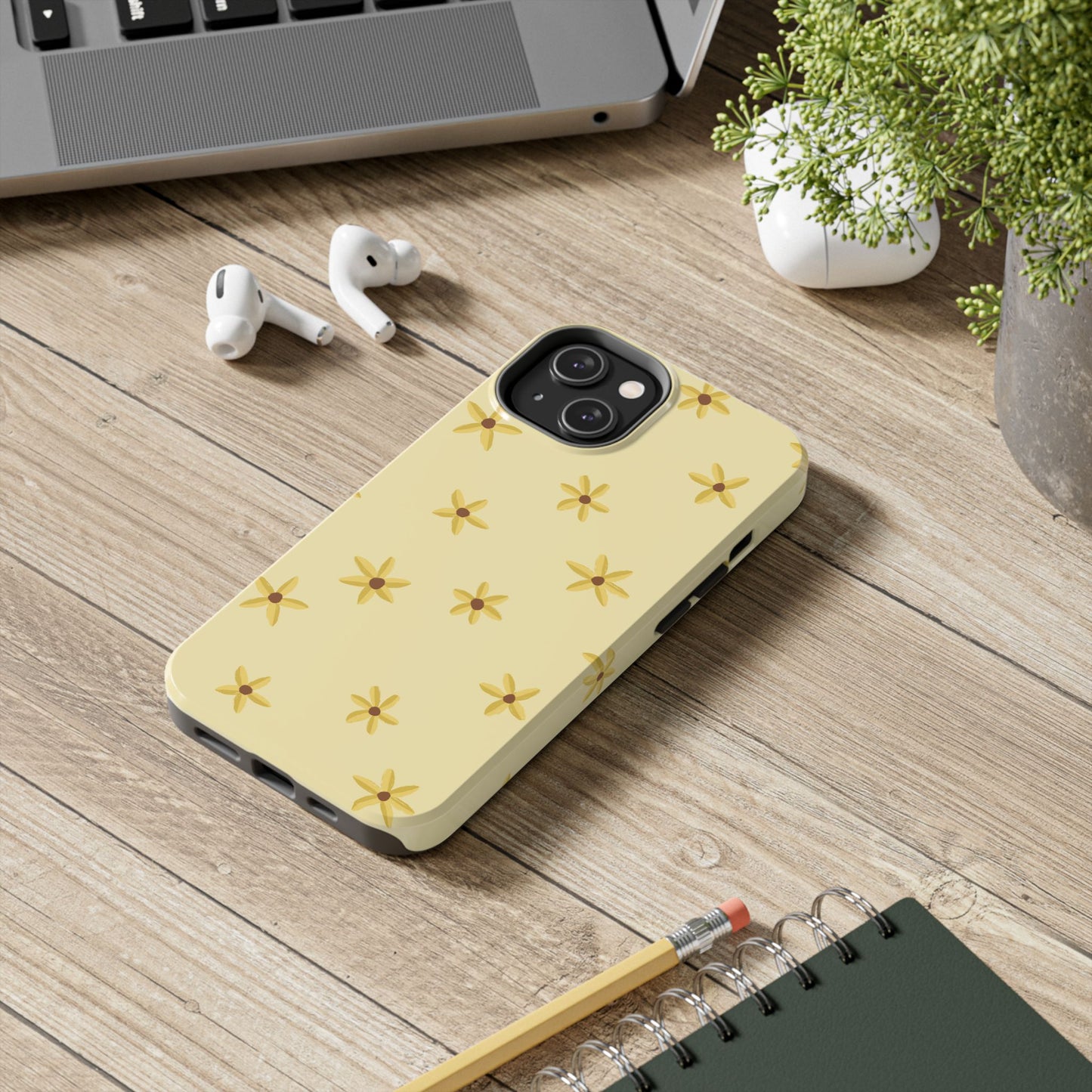 Floral Phone Case — Yellow Daisy Phone Cover