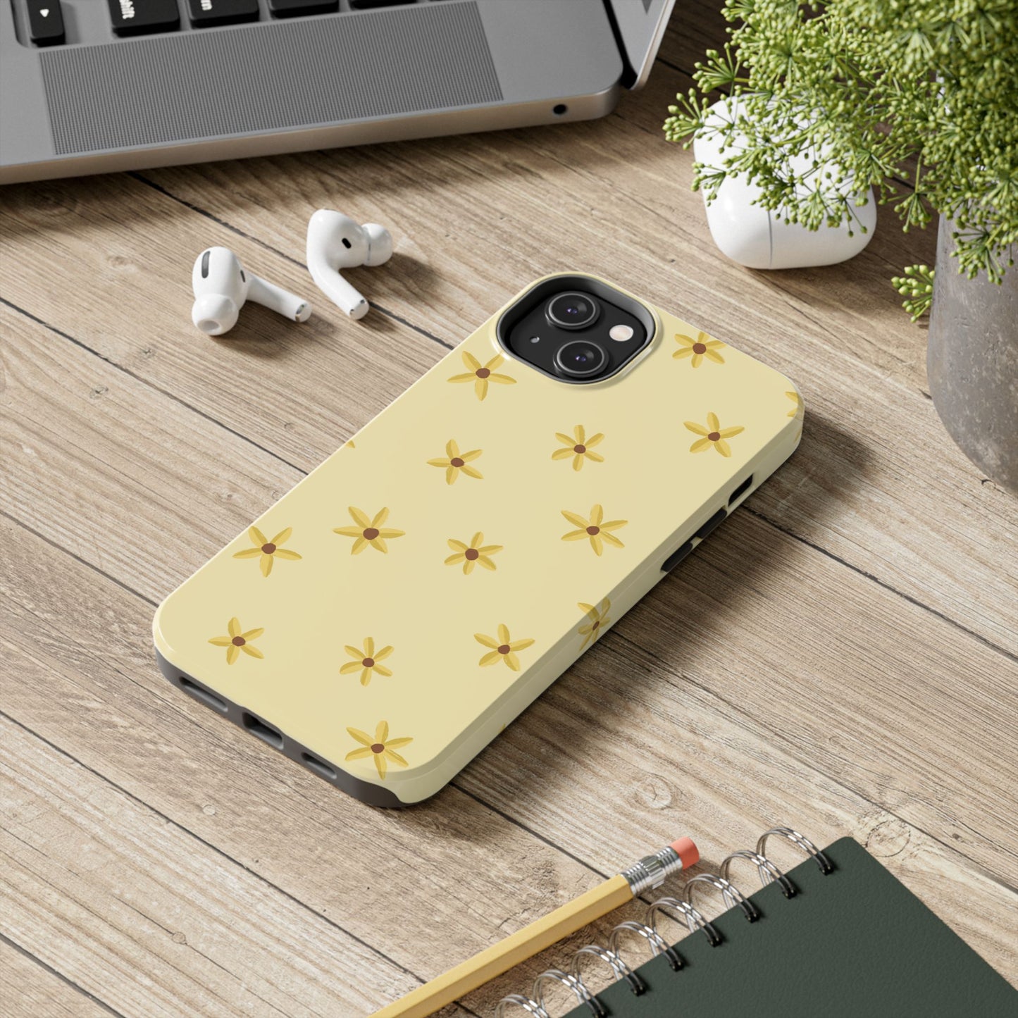 Floral Phone Case — Yellow Daisy Phone Cover