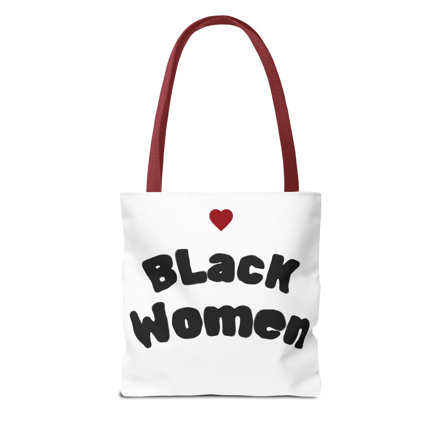 Tote Bag — 'I <3 Black Women' Illustrated Canvas Tote