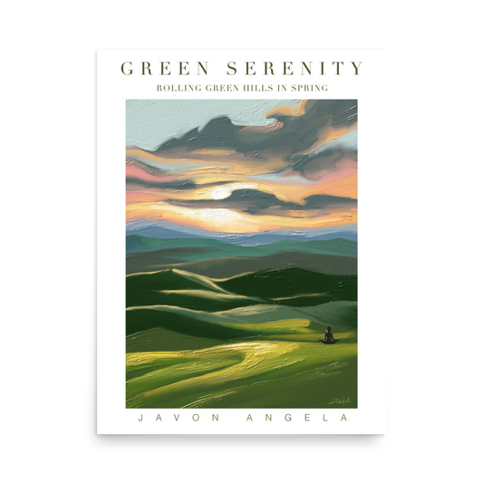 Green Serenity Fine Art Print